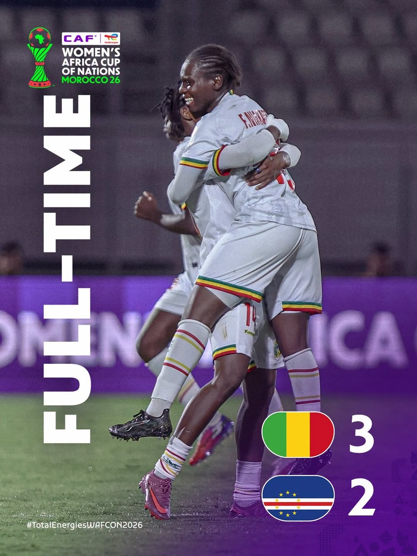 CAN féminine 2026 : le Mali s'offre le Cap-Vert et reste en course pour les quarts
