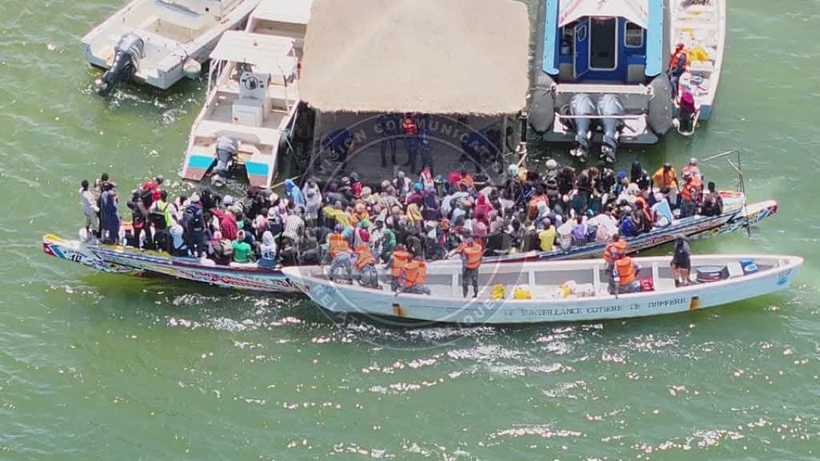 Émigration irrégulière : la Gendarmerie intercepte 173 candidats et saisit une pirogue avec du matériel à Kaolack Émigration irrégulière : la Gendarmerie intercepte 173 candidats et saisit une pirogue avec du matériel à Kaolack