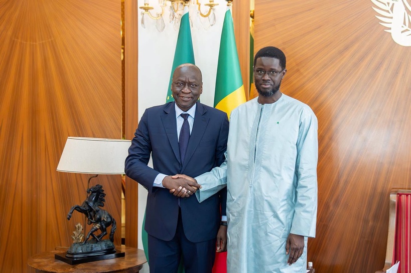 Audience : Bassirou Diomaye Faye échange avec Ousmane Diagana sur le partenariat Sénégal-Banque mondiale