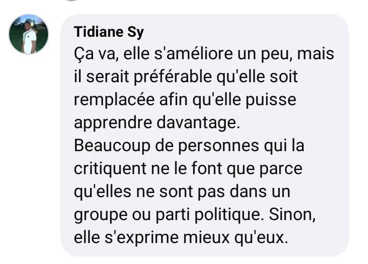Sénégal: le  nouveau festival de fautes langagières de la ministre Amy Mara amuse la toile