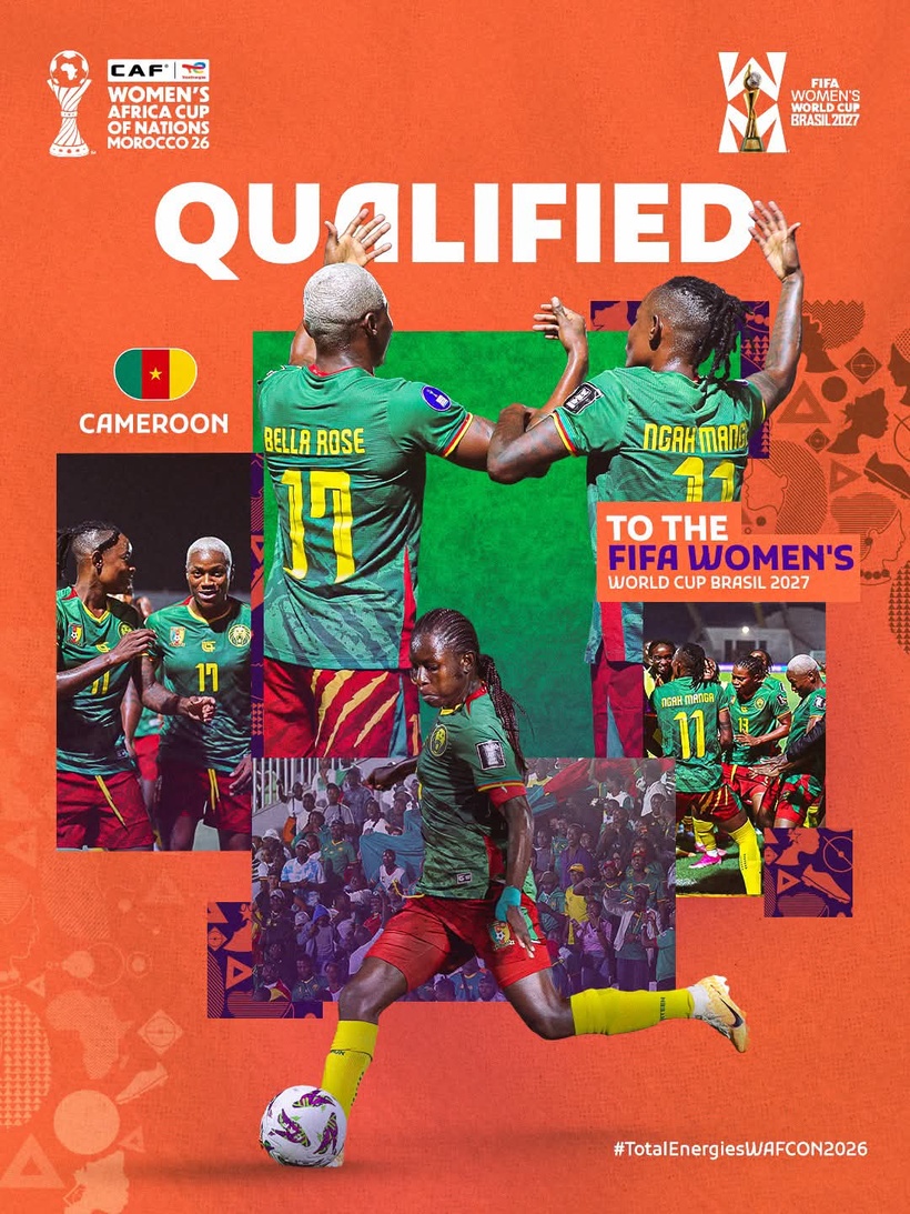 CAN Féminine 2026 : le Cameroun écarte le Nigeria et rejoint le Maroc en demi-finales CAN Féminine 2026 : le Cameroun écarte le Nigeria et rejoint le Maroc en demi-finales