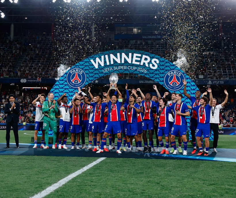 Foot : Le PSG domine Aston Villa et s'offre une deuxième Supercoupe d'Europe de son histoire Foot : Le PSG domine Aston Villa et s'offre une deuxième Supercoupe d'Europe de son histoire