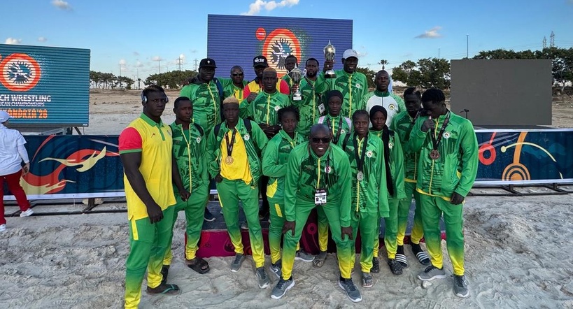 ​Beach Wrestling U17 : huit lutteurs sénégalais engagés aux Mondiaux de Bakou