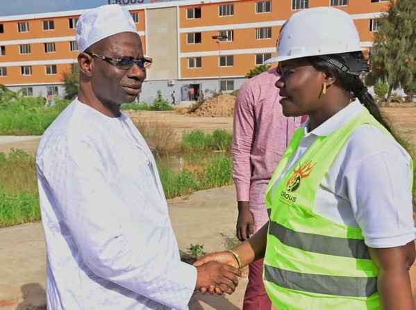 JOJ Dakar 2026 : le ministre Boubacar Camara visite le chantier du CROUS de Diamniadio à quelques heures de la venue du chef de l'État JOJ Dakar 2026 : le ministre Boubacar Camara visite le chantier du CROUS de Diamniadio à quelques heures de la venue du chef de l'État