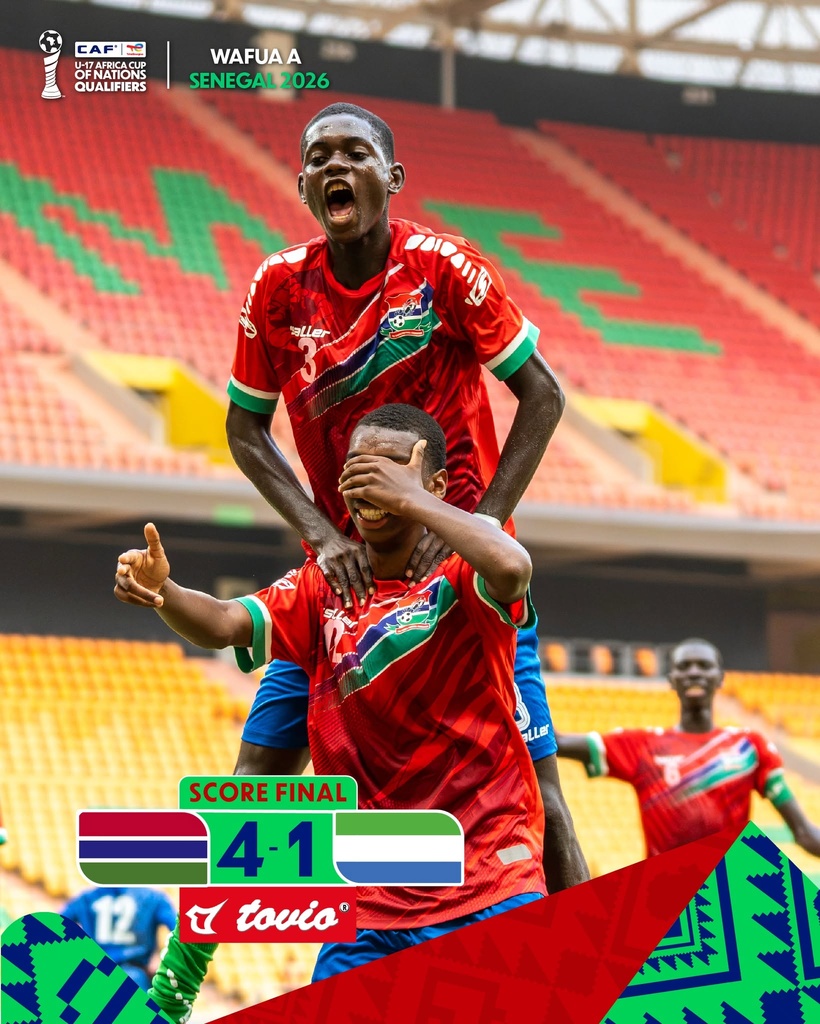 Tournoi UFOA-A U17 : la Gambie surclasse la Sierra Leone (4-1)