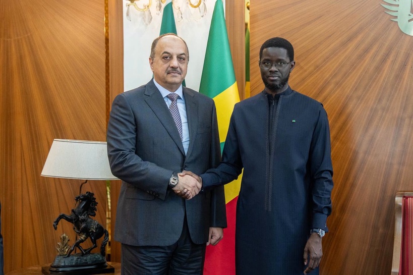 Le Président Diomaye reçoit le PDG de Thirty Five Investment : le groupe qatari prêt à investir dans les hydrocarbures, les mines et l'agriculture Le Président Diomaye reçoit le PDG de Thirty Five Investment : le groupe qatari prêt à investir dans les hydrocarbures, les mines et l'agriculture