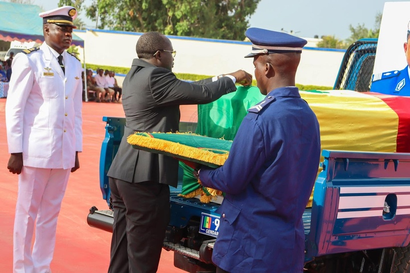 Hommage national : honneurs funèbres militaires et élévation à titre posthume du colonel Crépin Arsène Sambou Hommage national : honneurs funèbres militaires et élévation à titre posthume du colonel Crépin Arsène Sambou