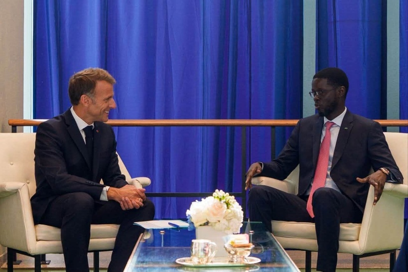 New York : Diomaye et Macron échangent sur l'élection du futur Secrétaire général de l'ONU New York : Diomaye et Macron échangent sur l'élection du futur Secrétaire général de l'ONU