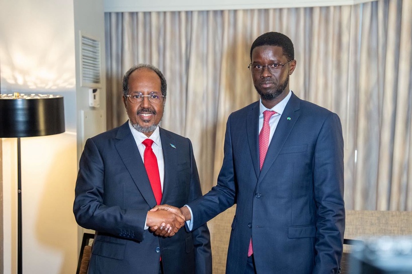 Diplomatie à l'ONU : Bassirou Diomaye Faye s'est entretenu avec le président somalien Hassan Sheikh Mohamoud à New York