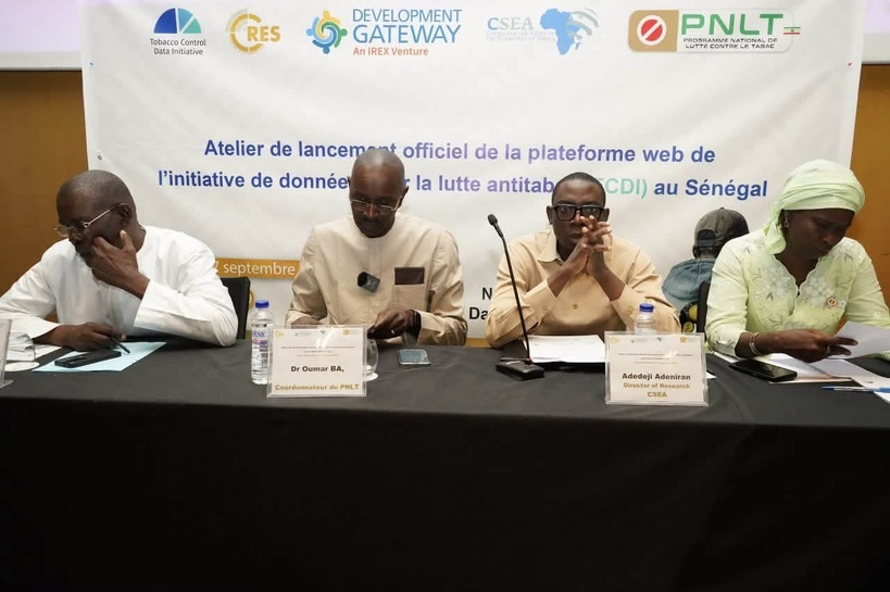 Lutte antitabac : le Sénégal lance un tableau de bord national des données Lutte antitabac : le Sénégal lance un tableau de bord national des données