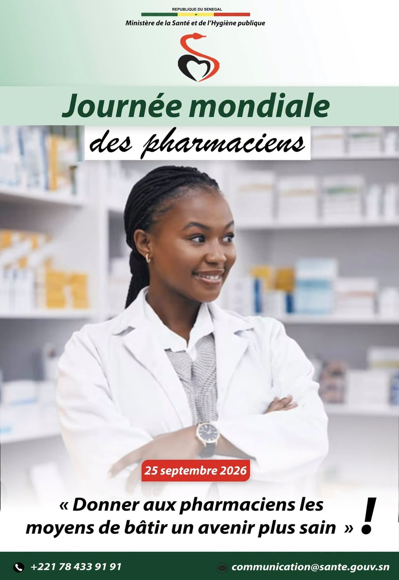 Journée mondiale des pharmaciens : le ministère de la Santé a rendu hommage aux professionnels du secteur Journée mondiale des pharmaciens : le ministère de la Santé a rendu hommage aux professionnels du secteur