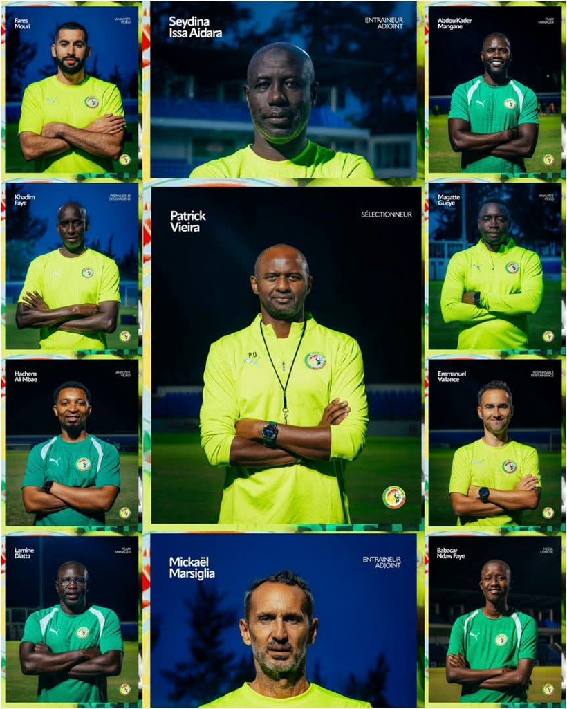 Le staff technique de Patrick Vieira