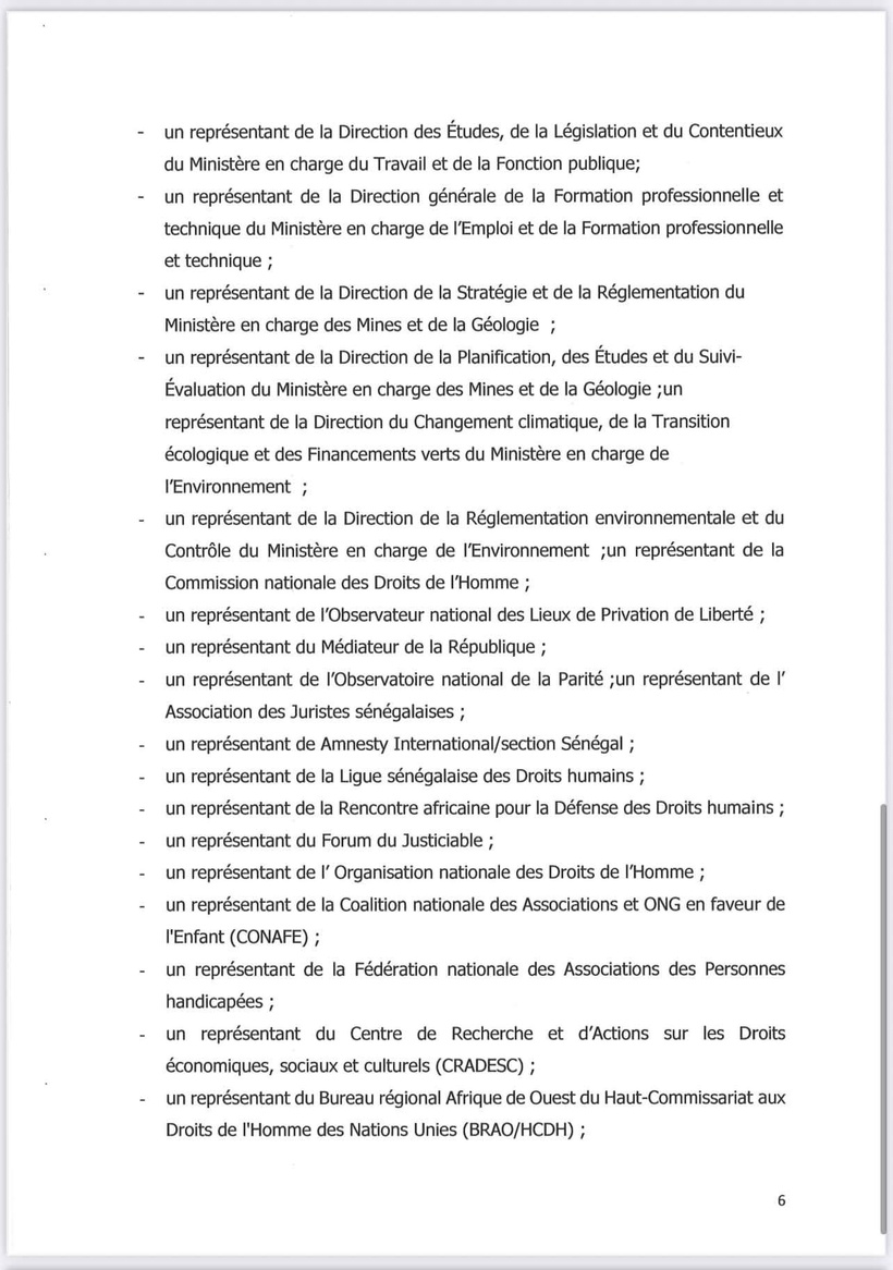 Le Sénégal met en place un Comité technique pour sa Stratégie nationale des Droits de l’Homme