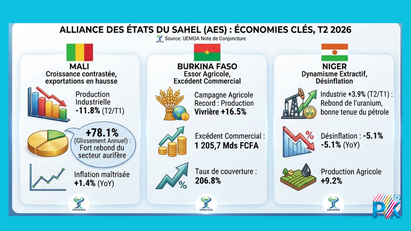 ​Mali, Burkina, Niger : Les chiffres clés d'un trimestre sous le signe de la résilience