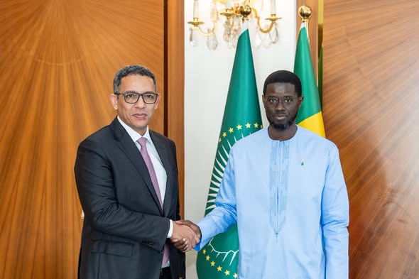 Audience : le Président Bassirou Diomaye Faye a reçu le ministre mauritanien de l’Énergie et du Pétrole