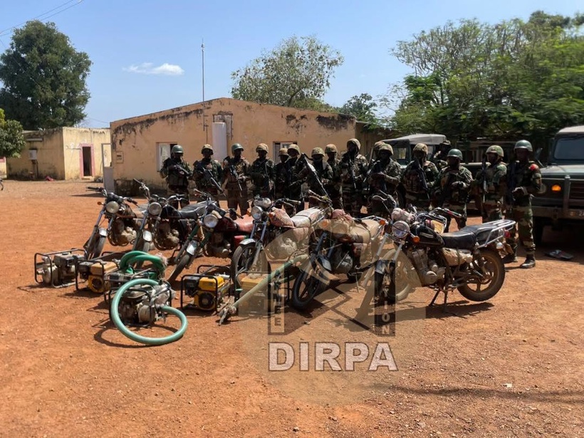 Nord Sindian : l’armée démantèle un site d’orpaillage clandestin et détruit sept champs de chanvre indien Nord Sindian : l’armée démantèle un site d’orpaillage clandestin et détruit sept champs de chanvre indien