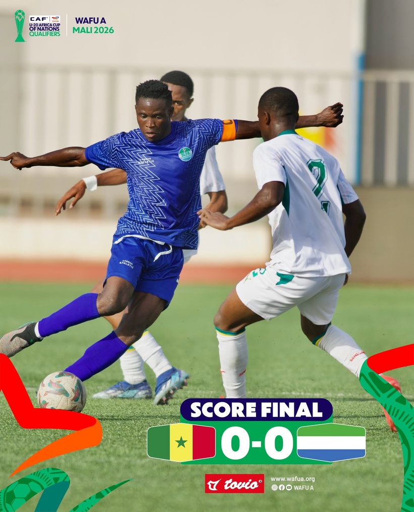 UFOA-A U20 : le Sénégal termine premier et défiera la Guinée en demi-finale