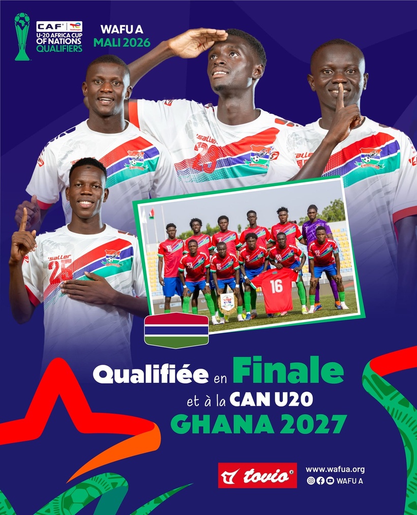 UFOA A U20 : la Gambie bat la Sierra Leone et se qualifie en finale et à la CAN U20 UFOA A U20 : la Gambie bat la Sierra Leone et se qualifie en finale et à la CAN U20
