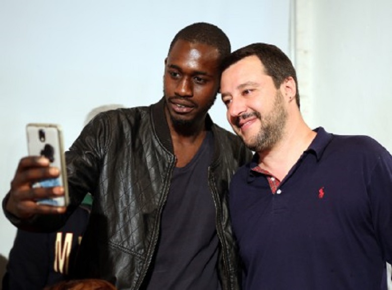 Italie: menacé de mort pour son soutien à Matteo Salvini, Paolo Talla Diop se défend
