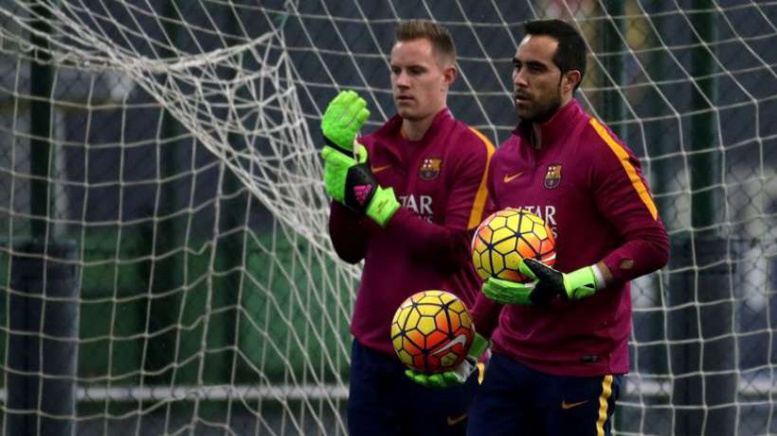 Ter Stegen et Bravo mettent la pression au Barça Ter Stegen et Bravo mettent la pression au Barça