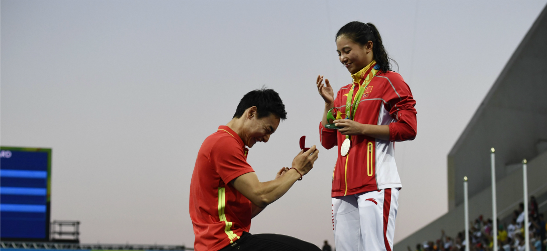 Trois demandes en mariage ont eu lieu pendant les épreuves des Jeux olympiques de Rio.