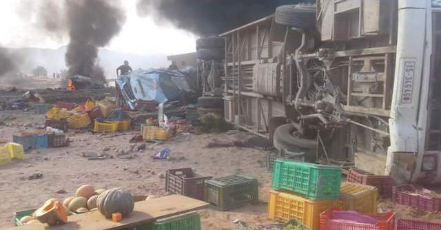 ​14 morts dans une collision entre un bus et un camion en Tunisie