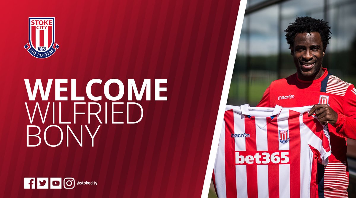  Wilfried Bony prêté à Stoke City (officiel)