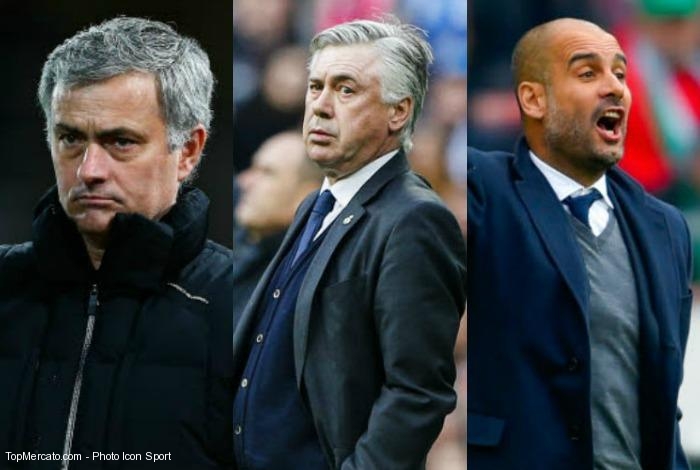 Guardiola, Mourinho, Ancelotti... Les dix entraîneurs les mieux payés du monde