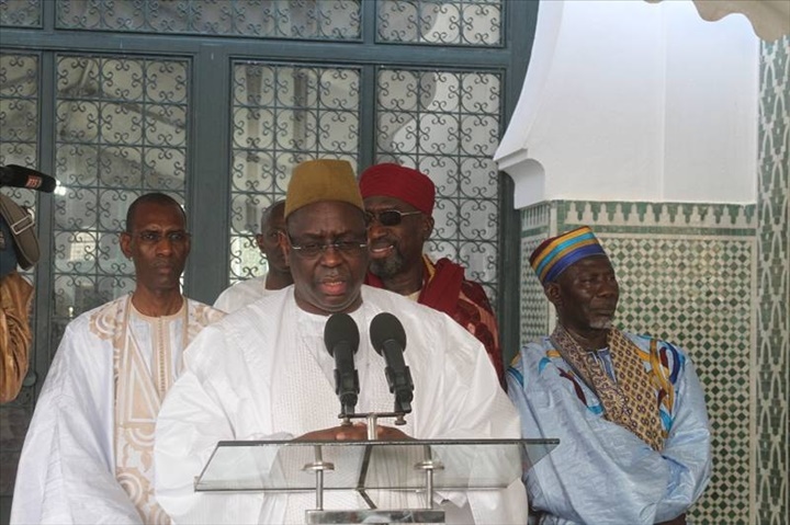«Nous ne devons jamais oublier le sens de la Tabaski», Macky Sall