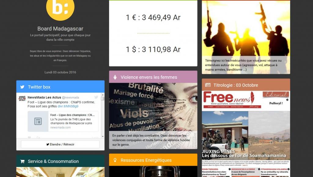 ​Madagascar: lancement du site board.mg pour lutter contre l'insécurité