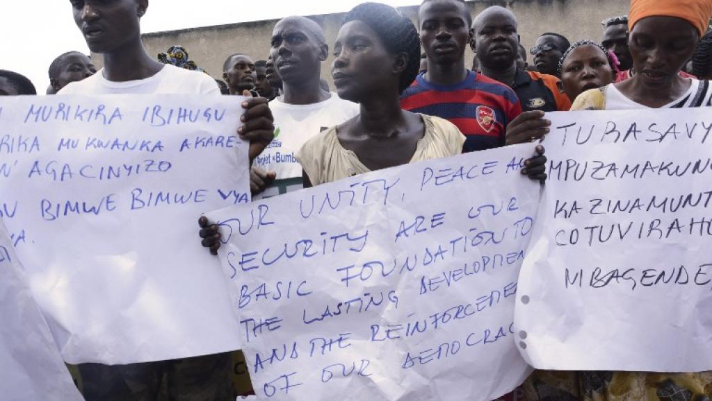 Burundi: manifestation contre la commission d'enquête de l'ONU
