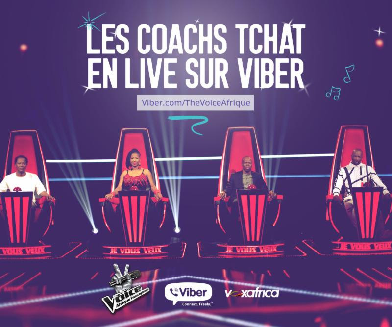The Voice Afrique Francophone rejoint les Tchats Publics de Viber pour continuer son «show» sur mobile
