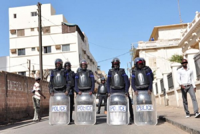 Menaces sur la marche de Mankoo Wattù Senegaal : Après la décision du Préfet, les forces de l’ordre quadrillent le centre-ville