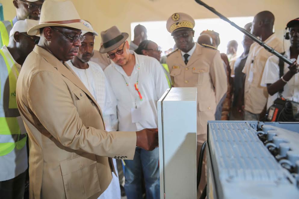 Inauguration du Forage multi-villages de sarré Bamol - Lancement officiel des travaux d'électrification rurale Dialacor - Visite piste Koungheul Maka Gouye (réalisation PUDC)