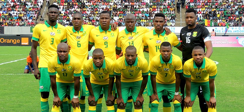 Afrique du Sud / Sénégal du 12 novembre: la liste des "Bafana Bafana"