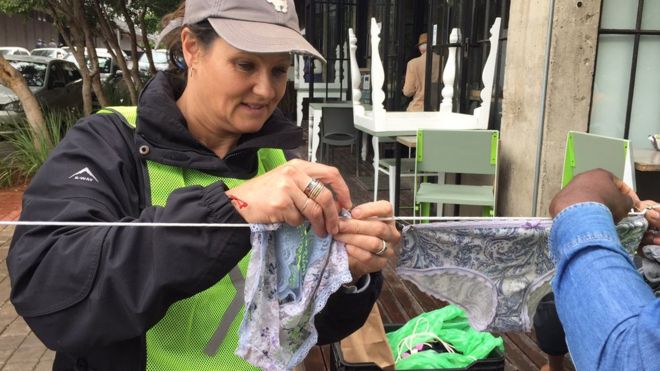 Des culottes sales pour lutter contre le viol