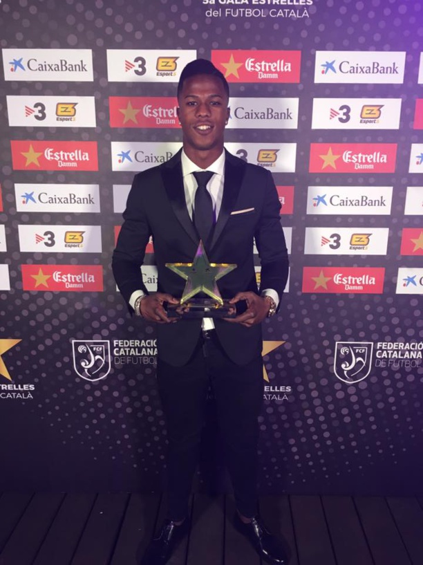 Joueur le plus prometteur: Diao Baldé Keïta primé au Gala des étoiles du football catalan
