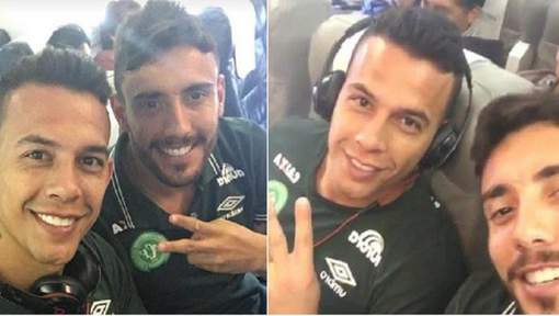 Les dernières images de l'équipe de Chapecoense avant le crash