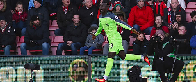 Sadio Mané buteur et passeur : Bournemouth 4-3 Liverpool