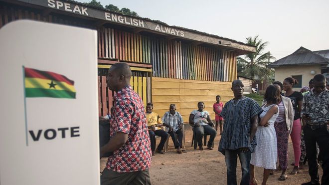 Les Ghanéens aux urnes