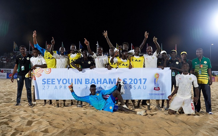 1/ 2 CAN Beach soccer Egypte 2 - 5 Sénégal: en finale, les "Lions" décrochent leur ticket pour Bahamas 2017