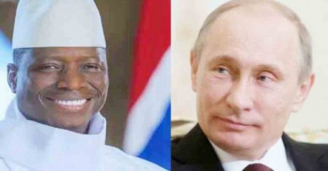 Gambie: Poutine lâche Yaya Jammeh et félicite Adama Barrow