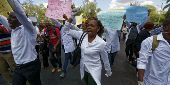 Kenya : les autorités menacent de licenciement les médecins en grève