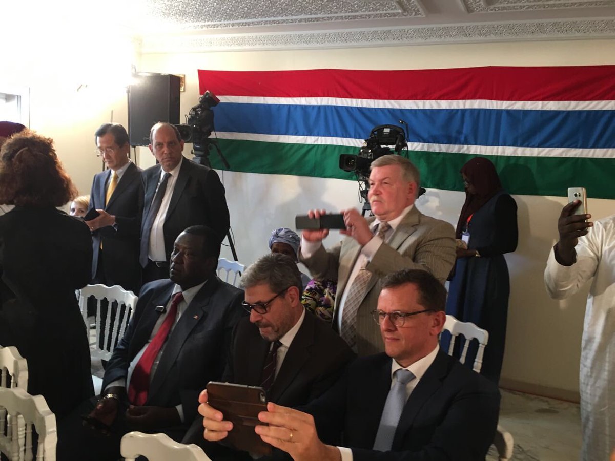 Cérémonie d'investiture de Adama Barrow : un ballet de personnalités arrive à l’ambassade de Gambie à Dakar