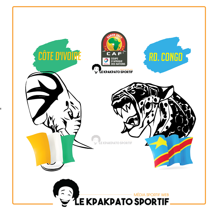 CAN 2017 - Poule C: Côte d'Ivoire / RD Congo: 2-2, score final 