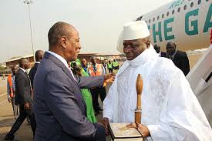 Urgent: Guinée Conakry, le point de chute de Yaya Jammeh
