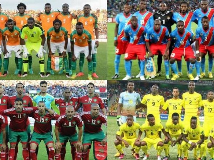 CAN Gabon 2017 - 2ème journée Poule C: la RDC, leader devant le Maroc, la Côte d'Ivoire en danger