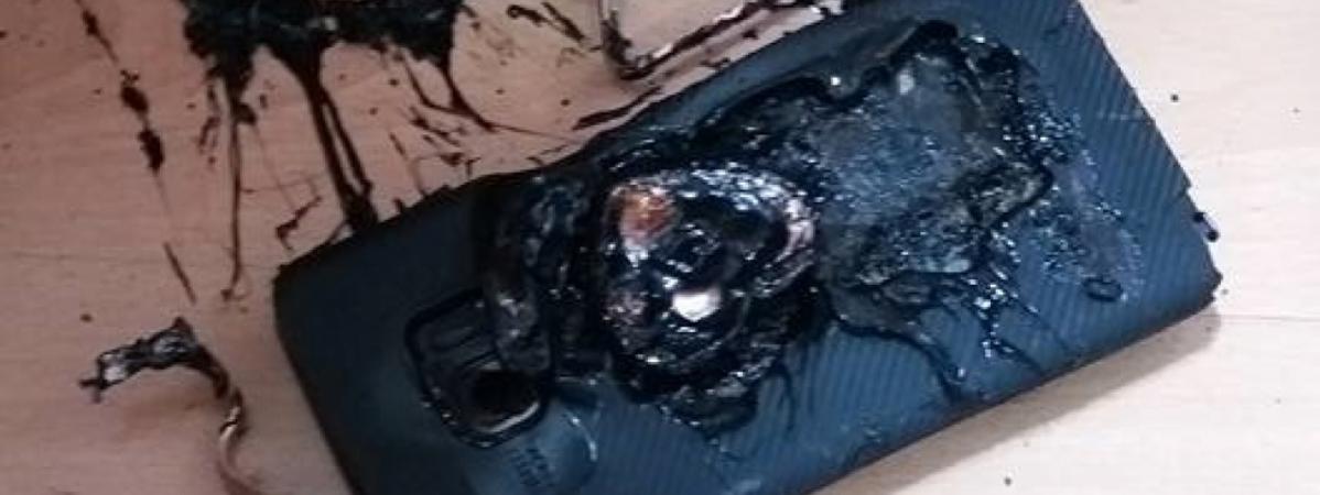 ​Le Galaxy Note 7 prenait bien feu à cause de sa batterie