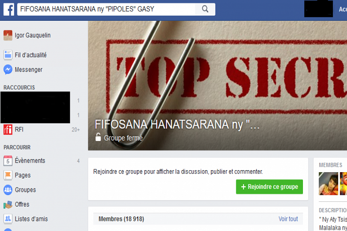 Madagascar: gérant d'une page Facebook, et donc responsable des commentaires?
