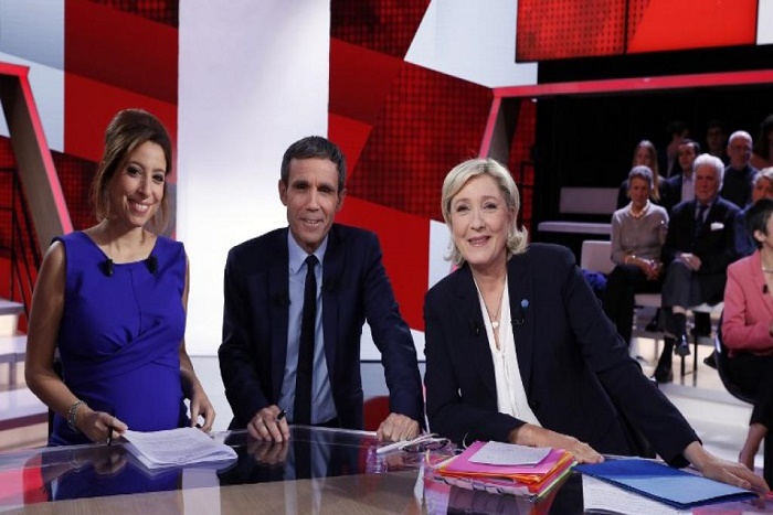 Présidentielle française: premier grand oral télévisé pour Marine Le Pen